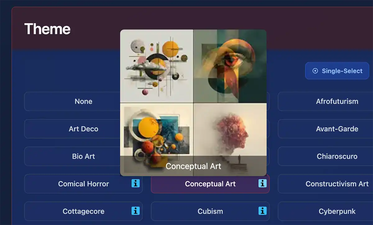 Style Selections Overview